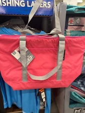 Sams Club Cooler Tote 25x17 Insulated Shopping Bag Barbie PINK SOLID RARE NEW