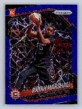 2025 Panini Prizm WNBA #47 Rayah Marshall Blue Velocity Prizms RC