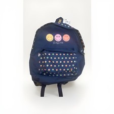SmileyWorld Backpack Blue School Bag BNWT