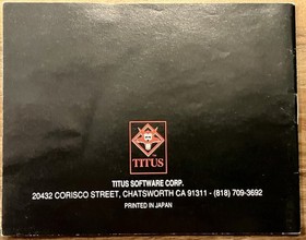 THE BLUES BROTHERS LIBRETTO ISTRUZIONI ORIGINALE NINTENDO NES HQ