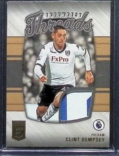 Donruss Elite 22/23 Throwback Threads Gold 10/10 Fulham Clint Dempsey Match Worn