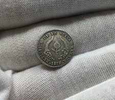 1839 Colombia 1/2 Real , Silver, Bogota, Tough type!! G261