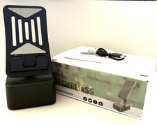 Vertical Bluetooth Speaker Phone Stand BetterBass 024 USB Rechargeable Black NEW