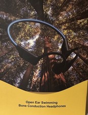 Open ear swimming bone conduction bluetooth headphones with mp3