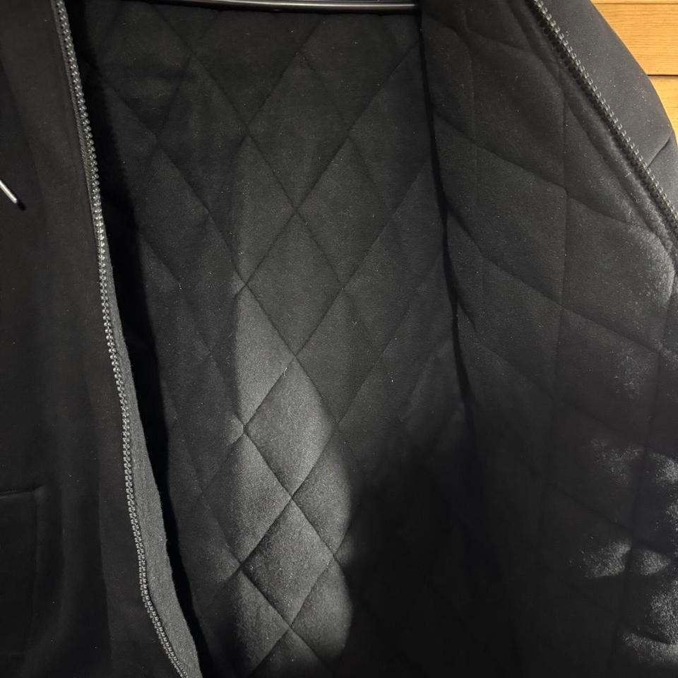 Black Comfrt weighted jacket with zipper Size XL