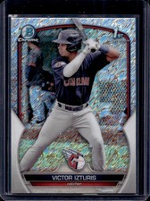 Victor Izturis 2023 Bowman Chrome #BCP-175 Shimmer Refractor