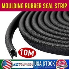 10m Black Rubber Seal Weather Strip Door Window Lock For 2004-19 Chevrolet Aveo