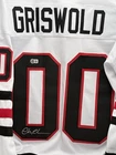 Chevy Chase Signed NHL Clark Griswold Chicago Blackhawks Jersey Beckett COA
