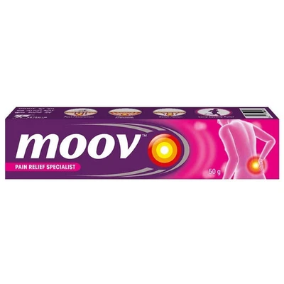 10x 50g Moov Fast Pain Relief Cream With Nilgiri Oil Ayurvedic Salbe