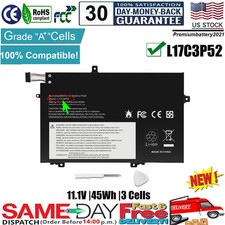   L17L3P52 Battery For Lenovo ThinkPad L480 L580 L590 L14 L15 2nd Gen L17C3P52