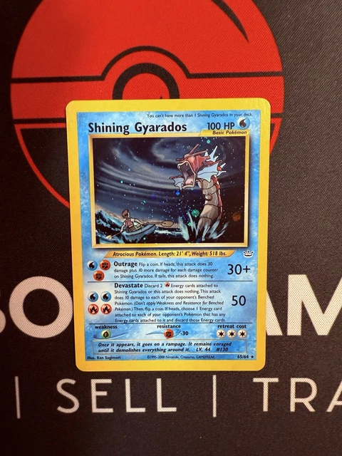 Shining Gyarados Holo Neo Revelation 2001 #40