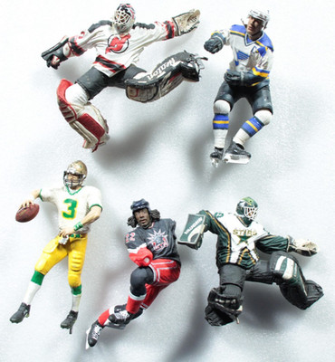 McFarlane Toys Sports Lot Hockey Football Action Figures For Parts