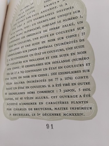 LE SECOND LIVRE DE LA JUNGLE GRAVURES PIERRE FALKE 1934 KIPLING VELIN NUMEROTE - Picture 9 of 9