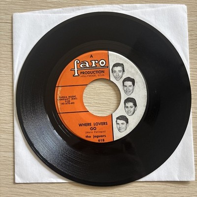 The Jaguars DISCOVER A LOVER  / WHERE LOVERS GO 45 7''