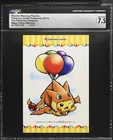2014 CGC 7.5 Graded Pokemon Poncho-wearing Pikachu Mega Tokyo Opening