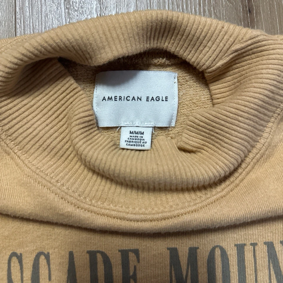 Sudadera Pullover de Vellón Cascade Mountain American Eagle Talla M Foto 3 de 3
