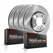 TDSK707 Powerstop 4-Wheel Set Brake Disc and Pad Kits Front & Rear for Integra