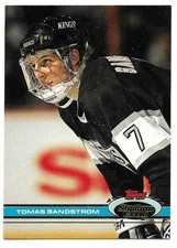 TOMAS SANDSTROM 1991-92 STADIUM CLUB CARD NM-MT CONDITION