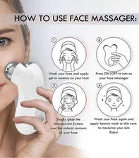 Face Micro Massager Electric Skin Care Tool Spa Tightening Beauty Instrument