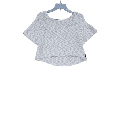E Hyphen World Gallery Womens Beige Textured Knit Top Acrylic & Cotton Blend