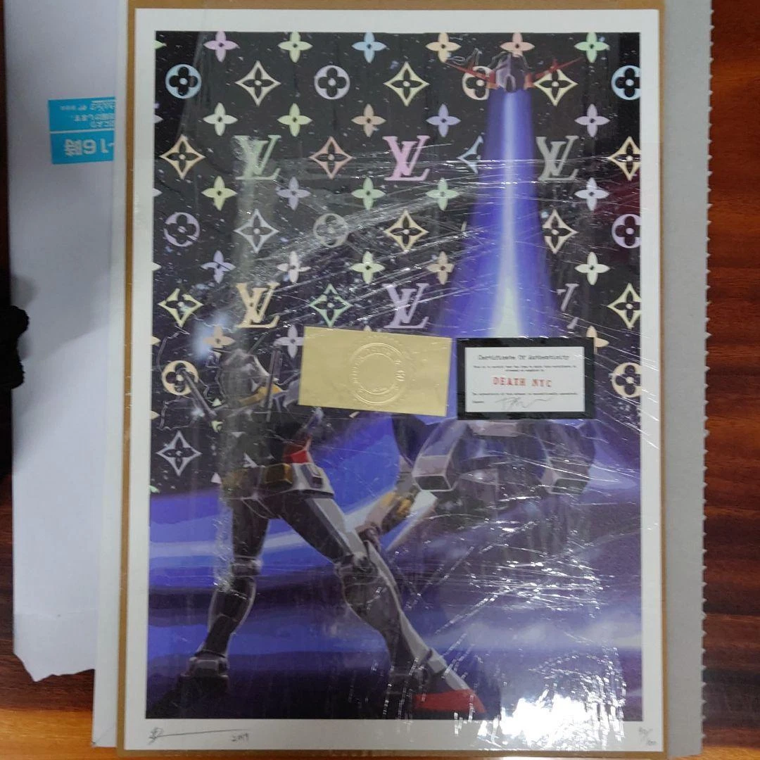 DEATH NYC Gundam ZEONG art poster 450mm~320mm Limited to 100