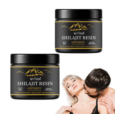 Shilajit Pur 100% Himalayen En Résine - Complément Alimentaire Puissant, 2 Oz (57g)