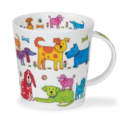 Colourful Crew Dog Hunde Dunoon Jumbo 0,48l Teetasse Mug Kaffeebecher Cairngorm