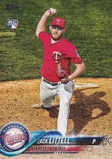 2018 Topps Update #US91 Zack Littell Minnesota Twins Rookie Card RC