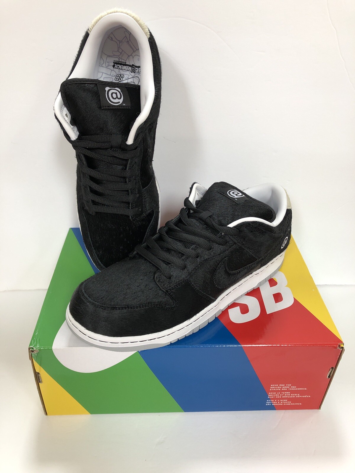 NIKE Dunk Low OG QS SB MEDICOM TOY BEARBRICK Black CZ5127-001 Men’s US Size 12