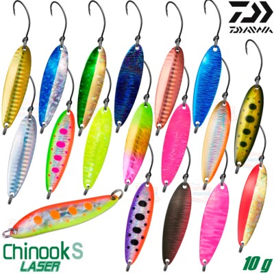 Daiwa CHINOOK S LASER 10 g 53 mm Trout Spoon Assorted Colors