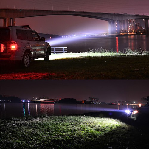 US 200W 7'' Inch HID Xenon Driving Spotlight Lights OFF Road 4x4 4WD