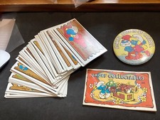 SMURFS LOT 1982 SUPERCARD FULL SET/PINBACK/ 1982 COLLECTABLES CHECKLIST