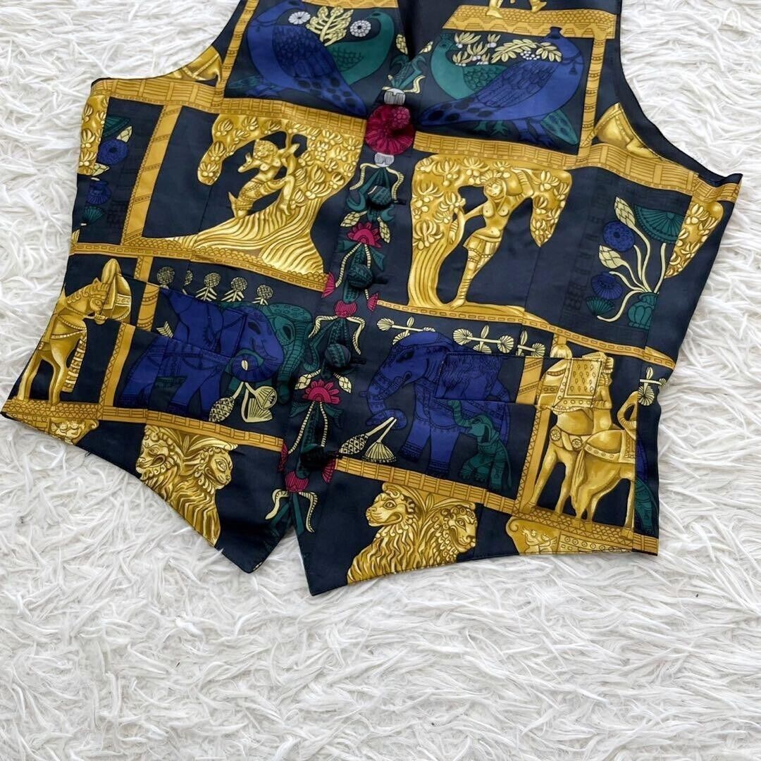 Authentic Hermes Vintage Men's Silk Vest Gold Size 48 | eBay Authentic Hermes Vintage Men's Silk Vest Gold Size 48 | eBay