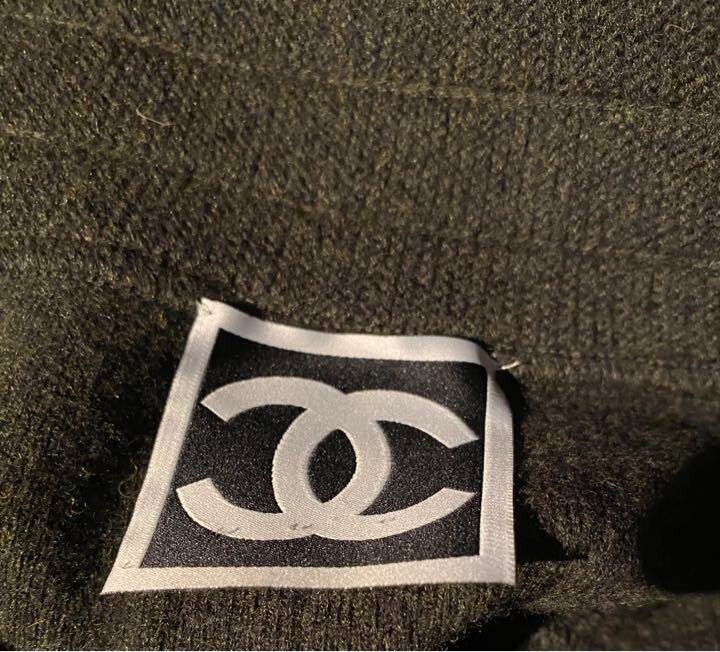 CHANEL COCO CC Logo MARK Trapezoid Mini Short Skirt Women CHANEL COCO CC Logo MARK Trapezoid Mini Short Skirt Women