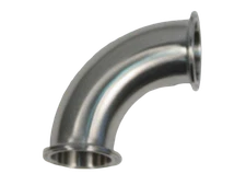Westco Sanitary™ 2.5" 90 Degree Elbow W/ TriClamp Ends