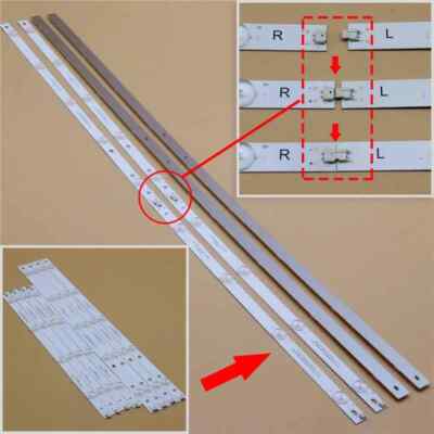 LED-Streifen für Philco PH49F30DSGWA PTV49E68DSWN CRH-Z49E300030300904657REV1.1B