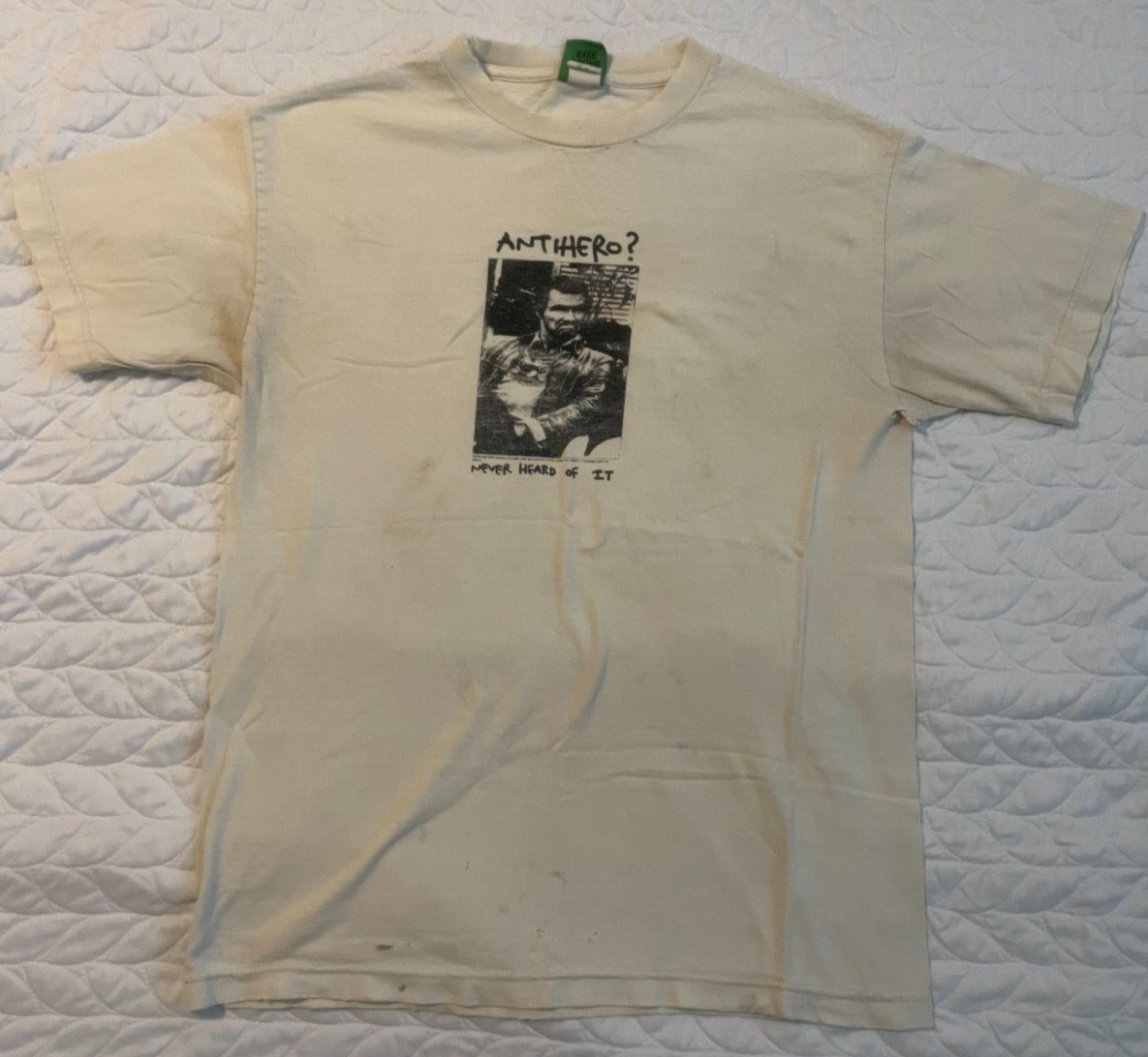 Vintage Anti Hero Skateboards T-Shirt Mens Size Medium Y2K Burt