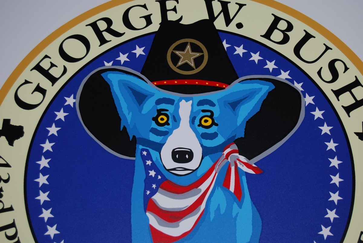 George Bush Dog Drawing