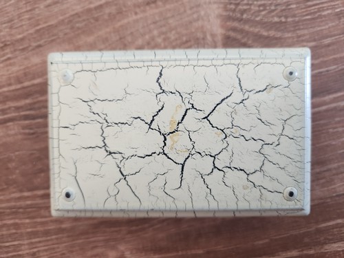 Distressed Look Trinket Jewelry Box Rare Vintage - Afbeelding 8 van 11