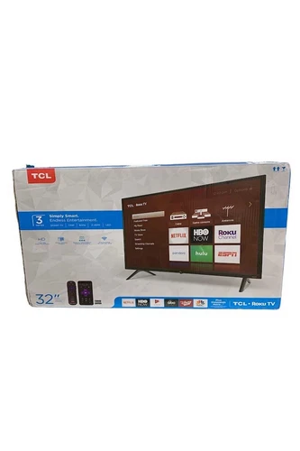 TCL 32S335 32” Class 3-Series 720P HD LED Roku Smart TV