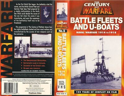 The Century Of Warfare - Battle Fleets and U Boats 1914 - 1918 [VHS Tape]