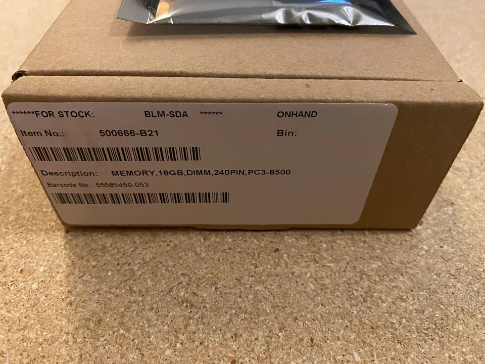 HPE 16GB 1066MHz DDR3 PC3-8500R 512Mx4 RDIMM Server Memory - Brand New - Image 2 of 4