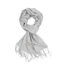 Women's Scarf Gray Solid Plain Long Warm Soft for Winter Fashion 72"x12"