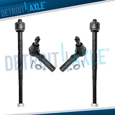 Front Inner Outer Tie Rods Ends for 2010 - 2017 Chevrolet Equinox GMC Terrain