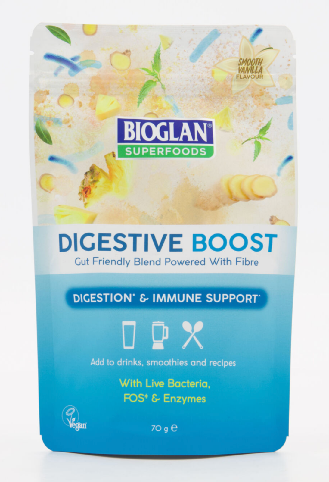 Bioglan Superfoods Gut Friendly Live Digestive & Immunity Immune Boost 70g