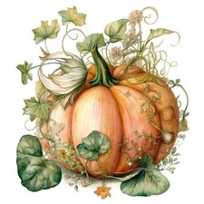 Handcrafted Gift Tags Junk Journaling Enchanted Pumpkin