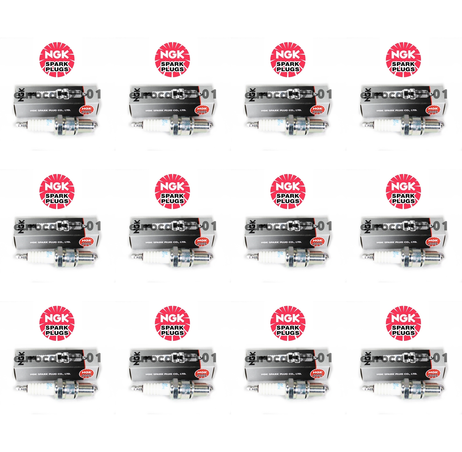 Volkswagen Rabbit NGK Spark Plugs 7131 BPR6ES Set of 12