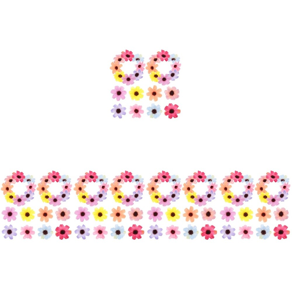 50Pcs Faux Faux Daisy Flower Head Faux Flower Heads Artificial Flower