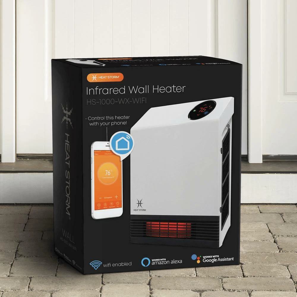 Heat Storm HS1000WX WiFi 1000w Smart Infrared electric Heater Home