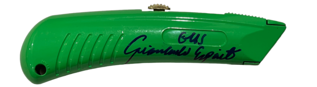GIANCARLO ESPOSITO SIGNED BOX CUTTER BREAKING BAD GUS FRINGE AUTOGRAPH BECKETT GIANCARLO ESPOSITO SIGNED BOX CUTTER BREAKING BAD GUS FRINGE AUTOGRAPH BECKETT
